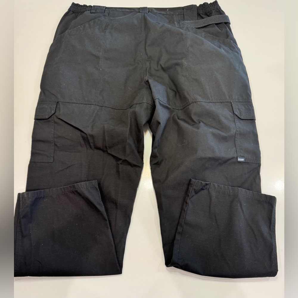 5.11 Tactical Taclite Pro Pants Men's 44x32(42) Black Ripstop Cargo Outdoor - Picture 2 of 11